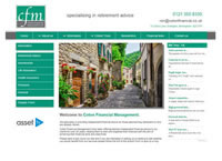 IFA Website designed for Coton Financial