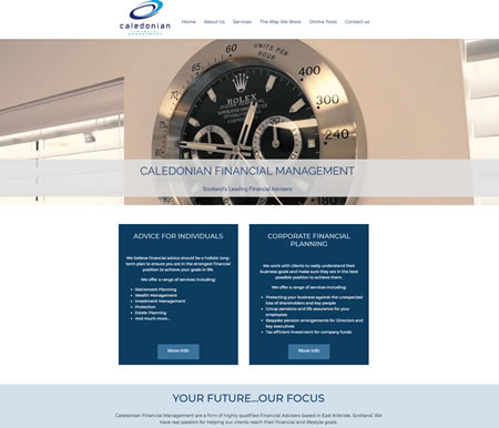Financial Website Design - Mapus Financial Planning Ltd