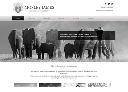 Financial Advisor Web Design - James Morley