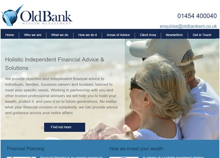 Financial Advisor Web Design - Oldbank Wealth Management