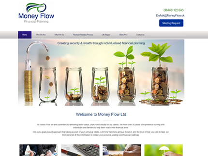 Financial Website Design - James Morley