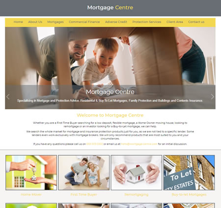 Website Template Designed by IFA Web Pro for Mortgage, pensions and Investments LLP
