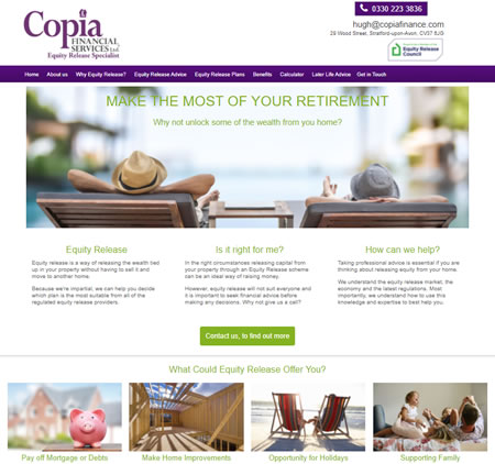 Copia Finance Equity Release