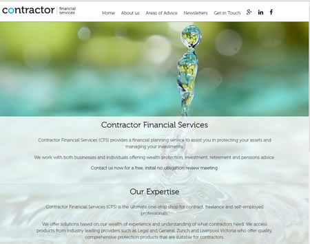 Financial Services Web Design